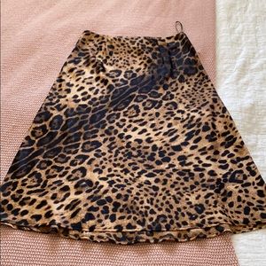 Leopard Midi Skirt